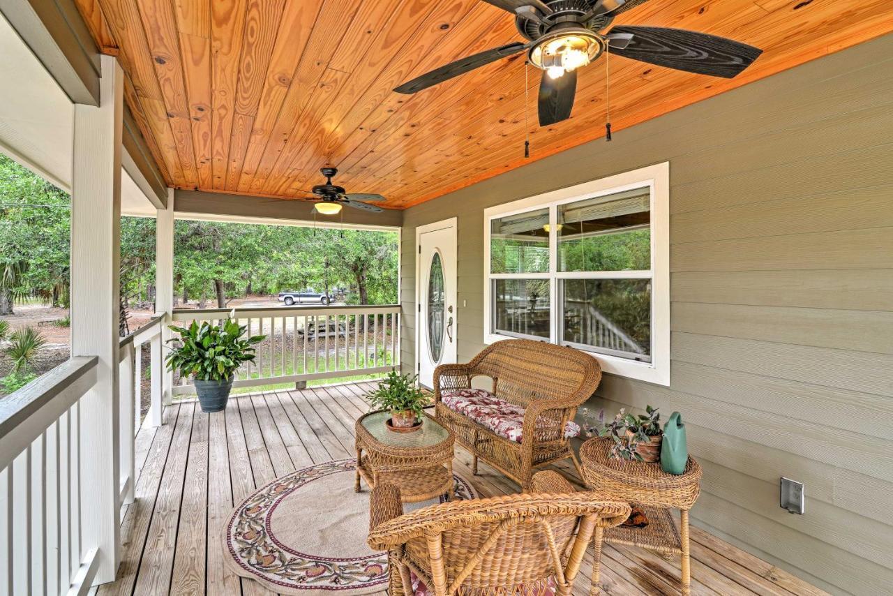 Crystal River Cottage On 1 Acre With Deck And Porch! Yankeetown Exterior foto
